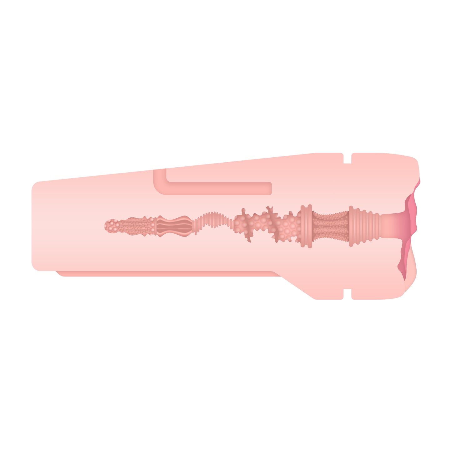 Evolved Novelties Grip It Light Canister Stroker with Vibrating C-Ring – Pink