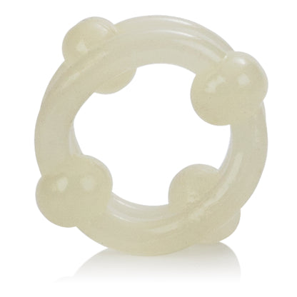 CalExotics Island Rings Double Stacker – Glow-in-the-Dark Erection Enhancer