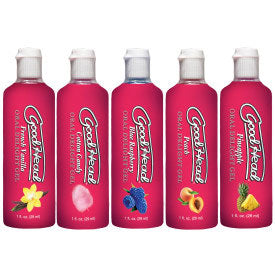 Doc Johnson Goodhead Oral Delight Gel 5-Pack - Variety Flavors