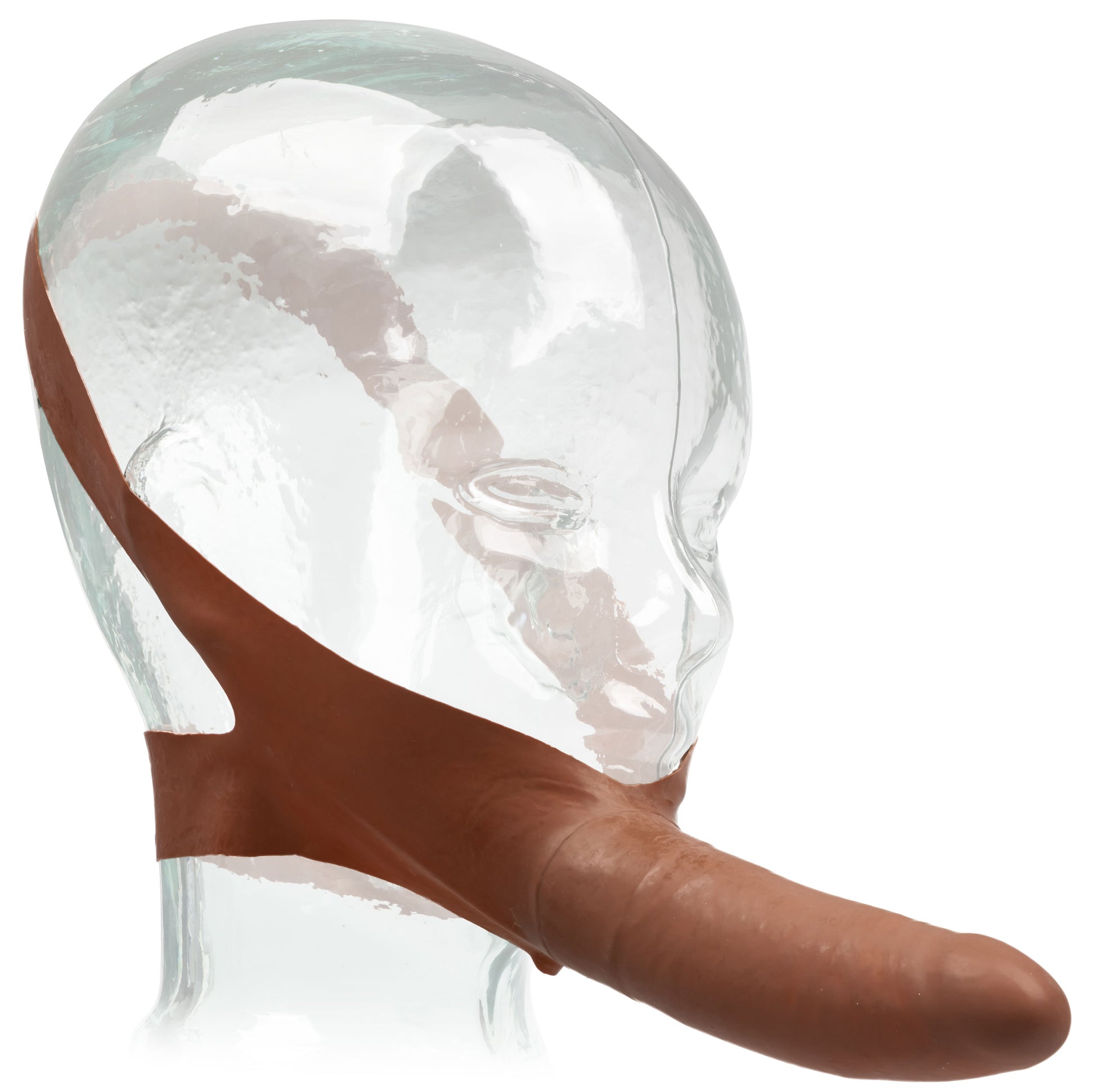 CalExotics Original Accommodator Latex Dong – Brown Oral Stimulation Device