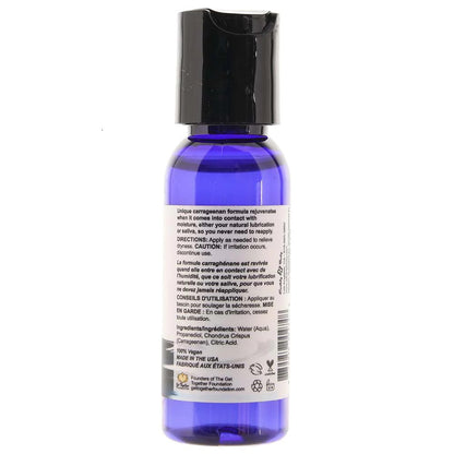 Earthly Body Water Slide Personal Lubricant 1 Oz – Water-Based, Natural Formula