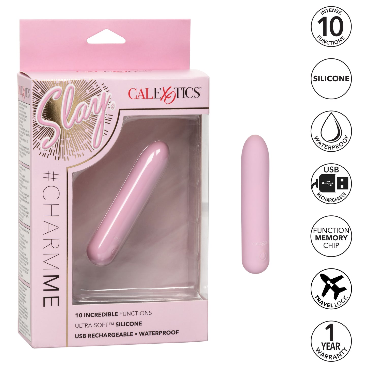 Slay Charm Me Multi-Function Massager – Pink
