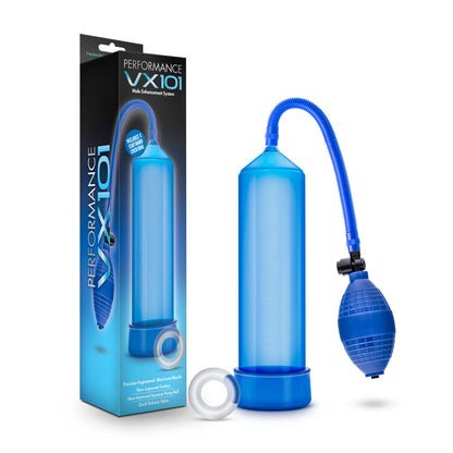 Blush Performance Vx101 Male Enhancement Pump – Blue with Medical Grade Features