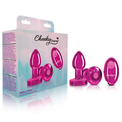 Viben Cheeky Charms Small Vibrating Anal Plug with Remote Control - Pink