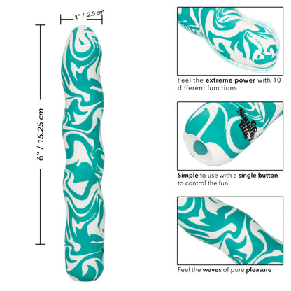 CalExotics Naughty Bits Squiggle Dick Personal Vibrator – Multi-Function Waterproof Design