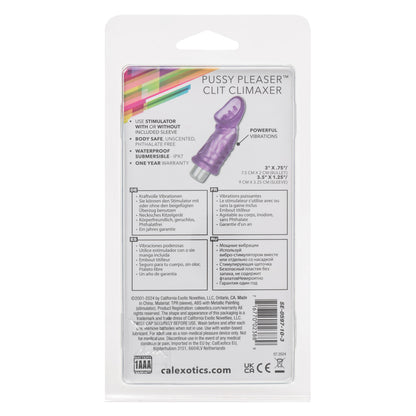 CalExotics Pussy Pleaser Clit Climax – Purple – Multi-Speed Suction Cup Arouser
