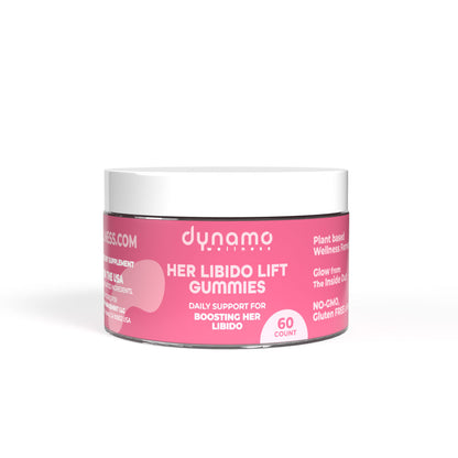 Dynamo Wellness Her Libido Lift Gummies - Daily Supplement for Female Libido Support - Natural Ingredients