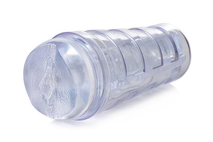Curve Toys Mistress Julie Diamond Deluxe Clear Pussy Stroker with Suction Control