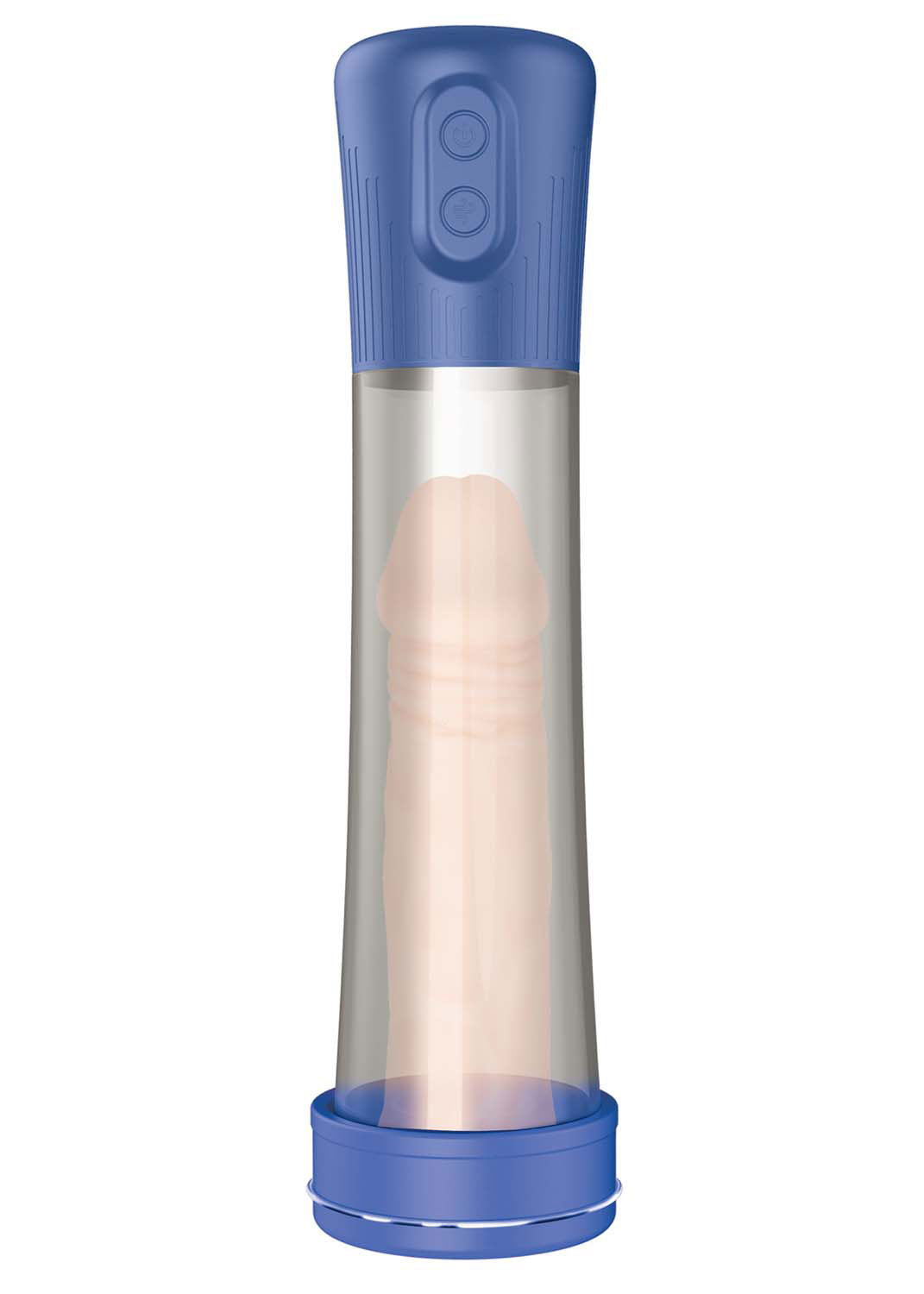 Nasstoys H2O Water Penis Pump - Blue - Rechargeable and Waterproof