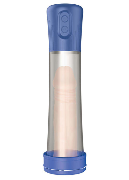 Nasstoys H2O Water Penis Pump - Blue - Rechargeable and Waterproof