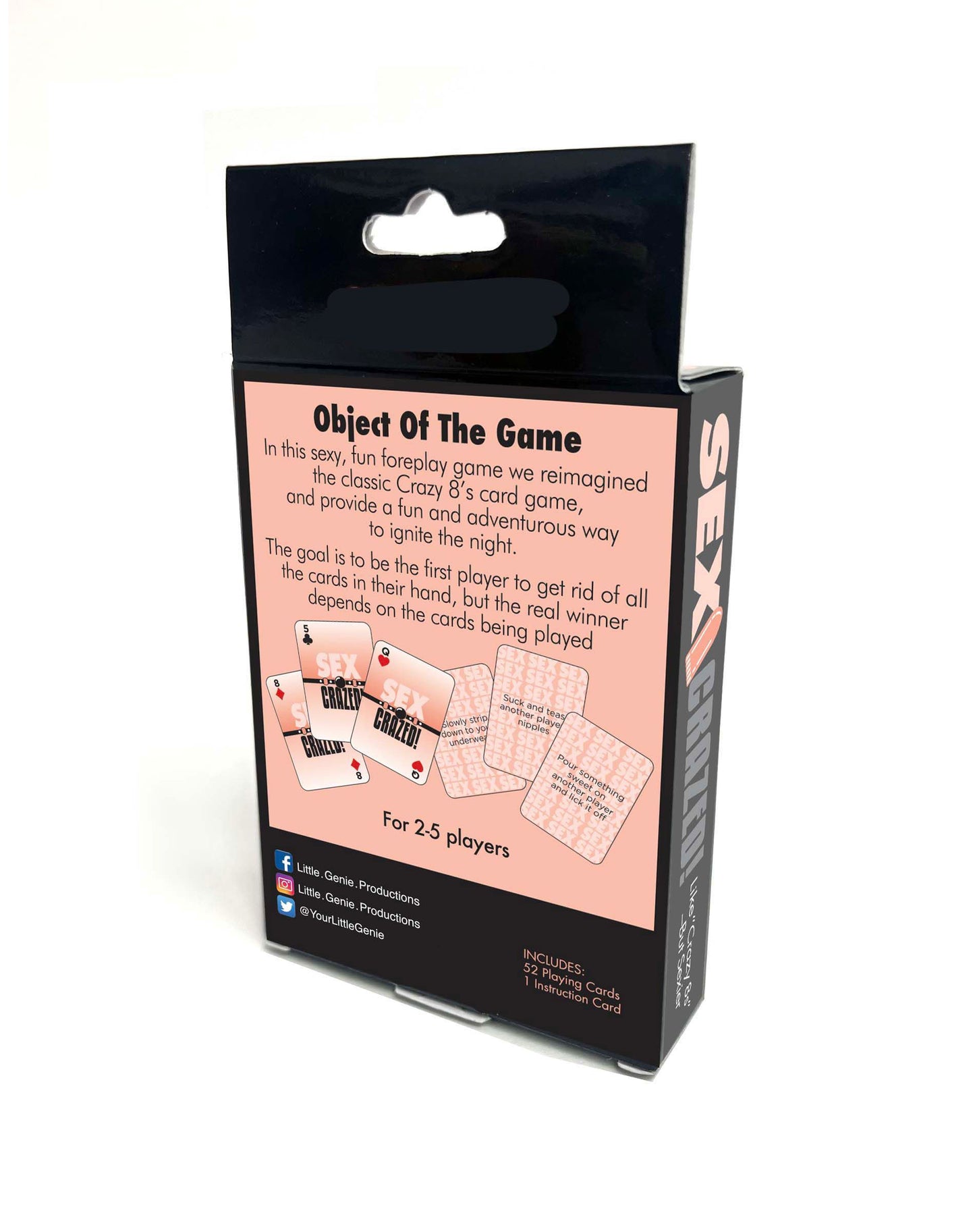 Little Genie Sex Crazed Card Game - Classic Crazy 8's Inspired Foreplay Game