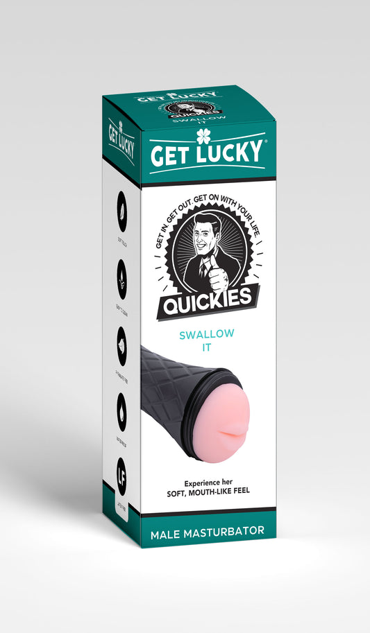 Get Lucky Quickies Swallow It Male Masturbator