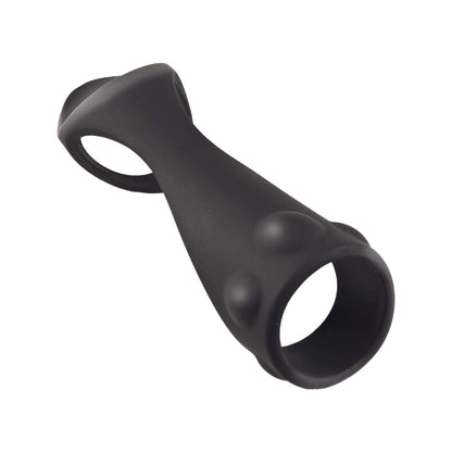 Nasstoys Enhancer Textured Cock Strap and Ball Stretcher – Black
