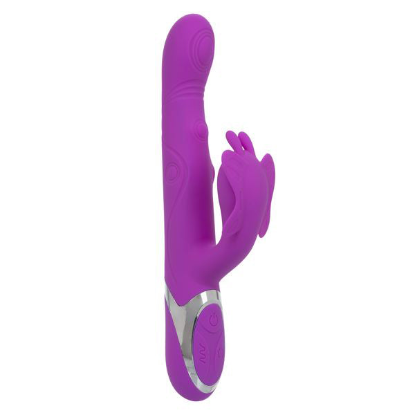 CalExotics Enchanted Throbbing Butterfly - Triple Motor Pleasure Toy - Purple