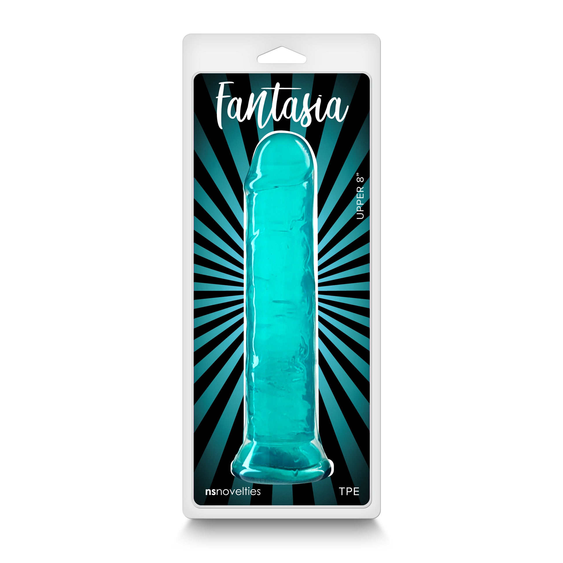 Fantasia Upper 8 Inch Suction Cup Toy – Teal