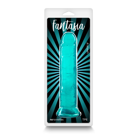 Fantasia Upper 8 Inch Suction Cup Toy – Teal