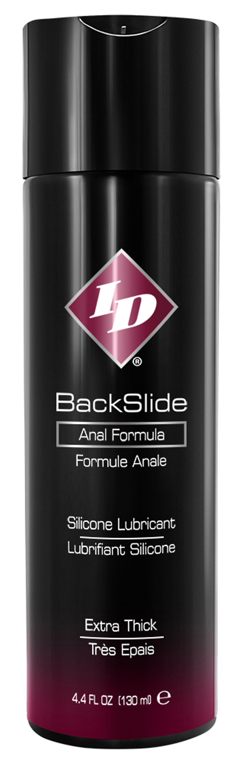 ID BackSlide Silicone-Based Anal Lubricant with Clove and Spilanthes Extract – 4.4 oz