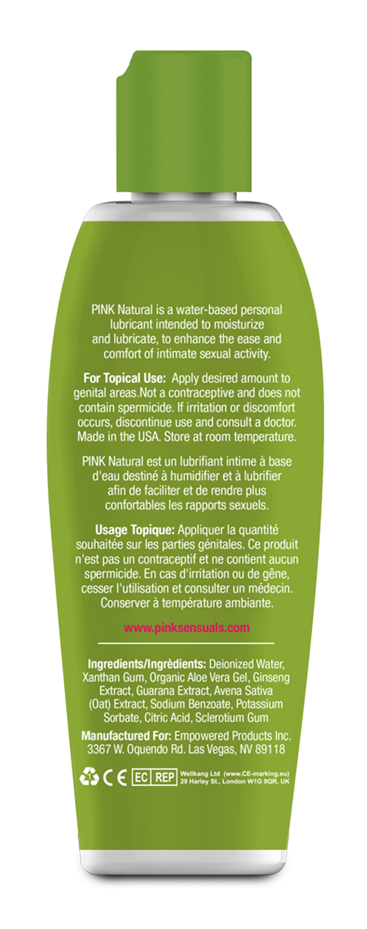 Gun Oil Pink Lubricant PINK Natural Water-Based Lubricant – 4.7 Oz / 140 ml
