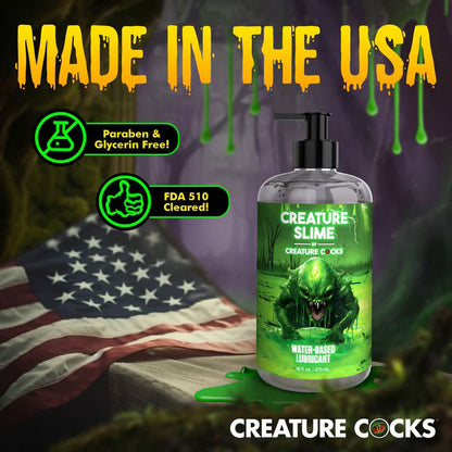 Creature Slime Water Based Lubricant 16oz – Clear