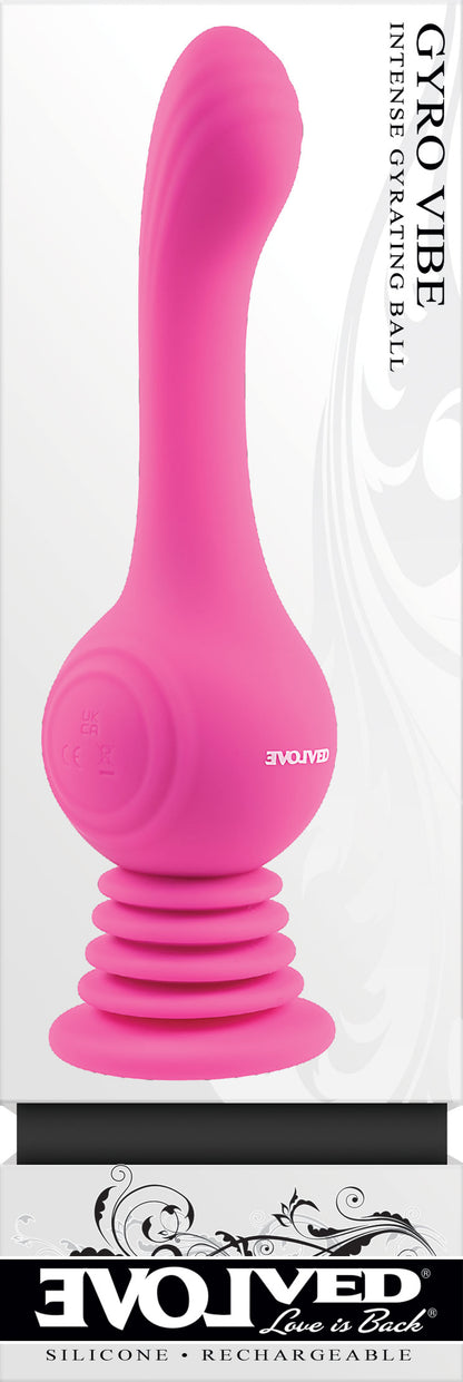 Evolved Novelties Gyro Vibe – Gyrating Massager – Pink