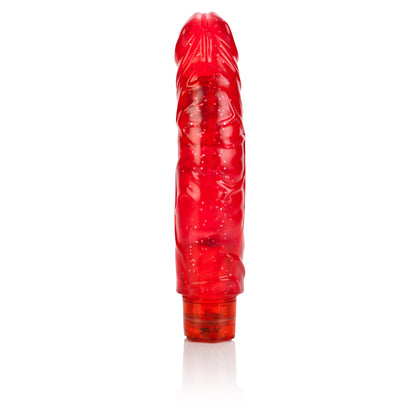 CalExotics Love Vibes Big Boy Lover – Soft Vibrator with Multi-Function Features – Red