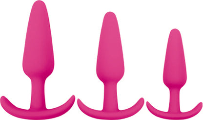 Gossip Rump Rockers 3-Piece Anal Plug Trainer Set – Magenta