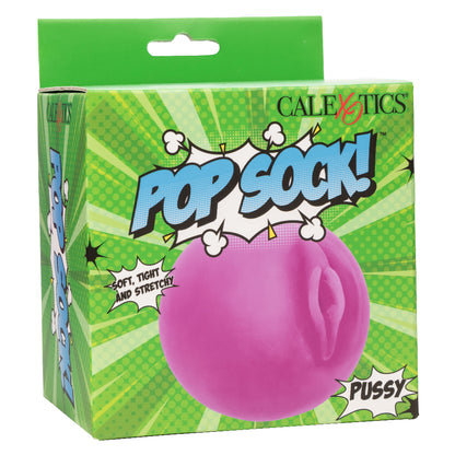 CalExotics Pop Sock! Pussy Masturbator – Purple – Ultra Life-Like Design