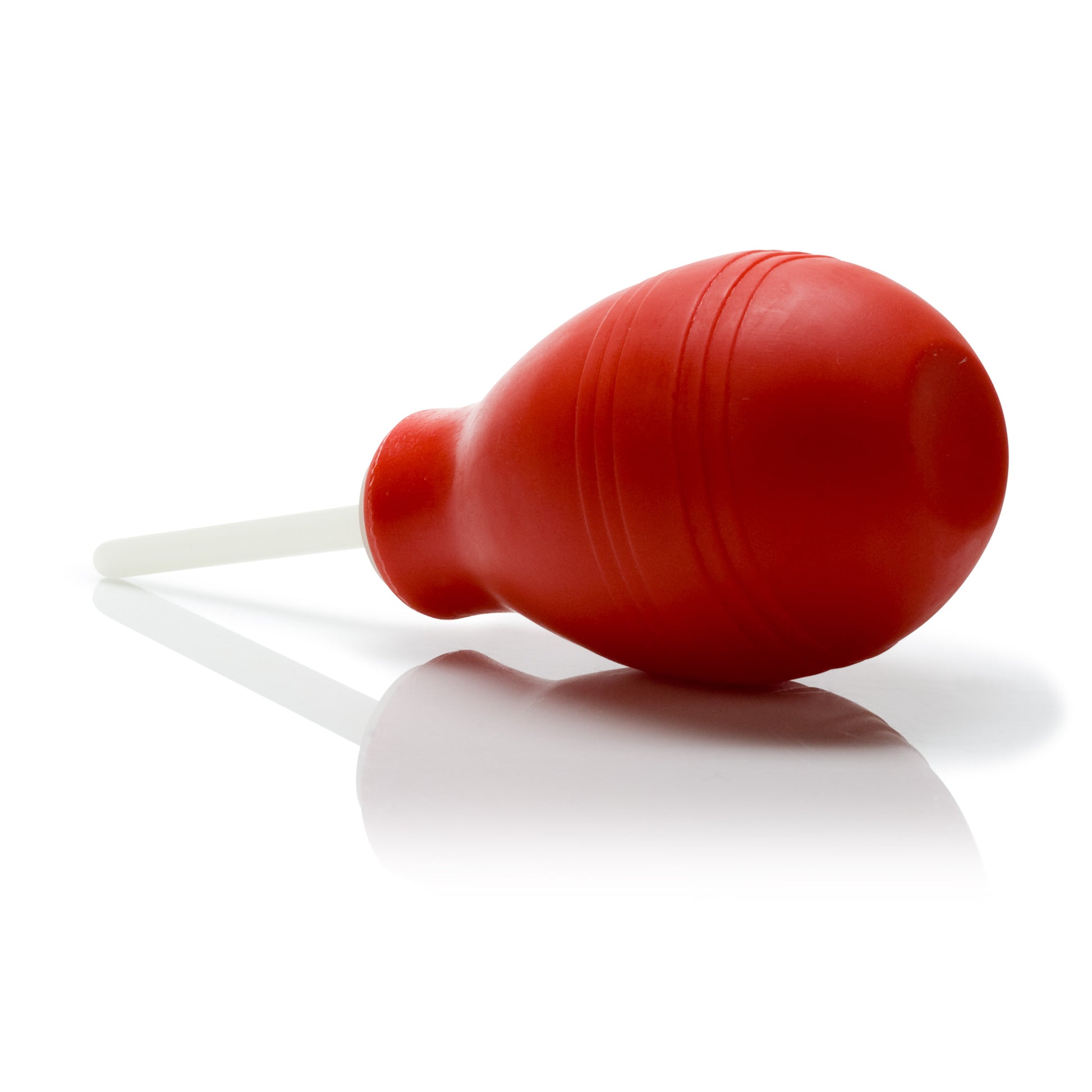 CalExotics Anal Douche – Red – Waterproof with Glow-in-the-Dark Applicator