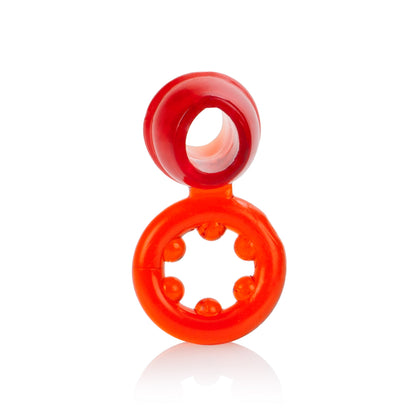 CalExotics Dual Support Magnum Ring – Red – Stretchy Enhancer Ring