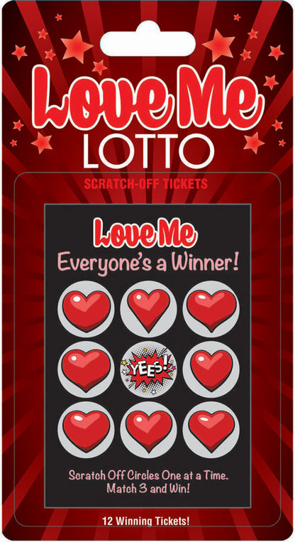 Love Me Lotto 12 Winning Scratch-Off Tickets – Passion Game