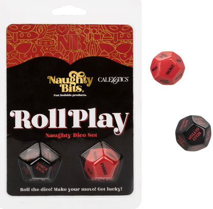 CalExotics Naughty Bits Roll Play Naughty Dice Set – Couples Game