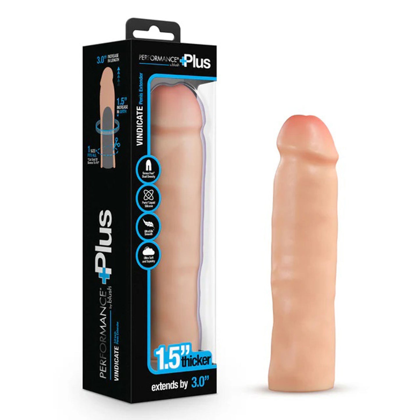 Blush Performance Plus Vindicate Penis Extender - Beige - 3 Inch Length Increase