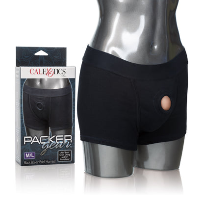CalExotics Packer Gear Boxer Brief Harness – Medium/Large – Black