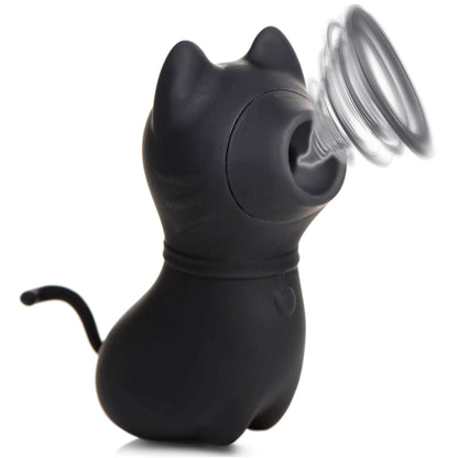 Sucky Kitty Clitoral Stimulator - 7 Suction Levels - Black