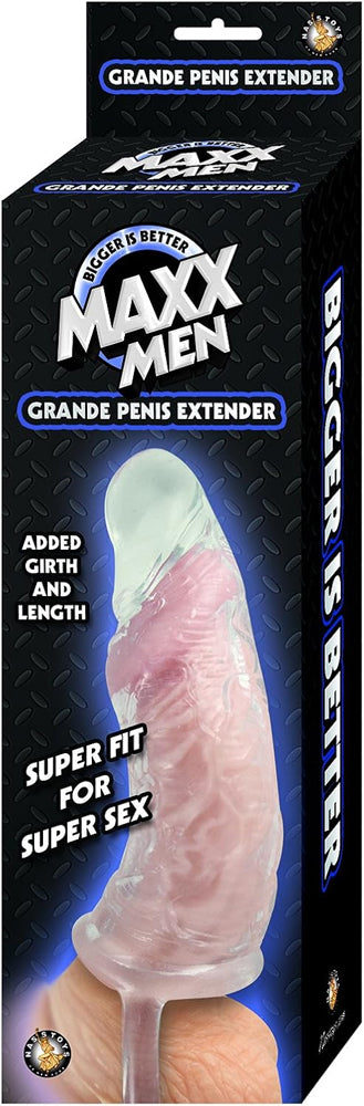 Maxx Men Grande Penis Sleeve – Clear – Adds Girth and Length
