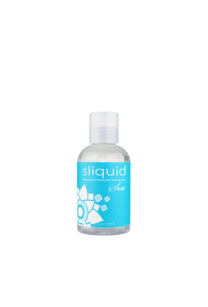 Sliquid Naturals Sea Water-Based Personal Lubricant 4.2 Fl Oz – Infused with Natural Seaweed Extracts