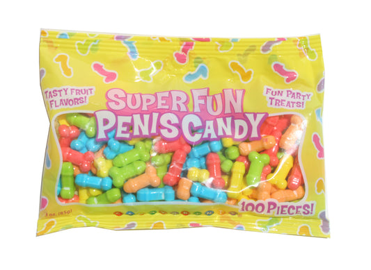 Little Genie Super Fun Penis Candy Bag – Multi Color Candy