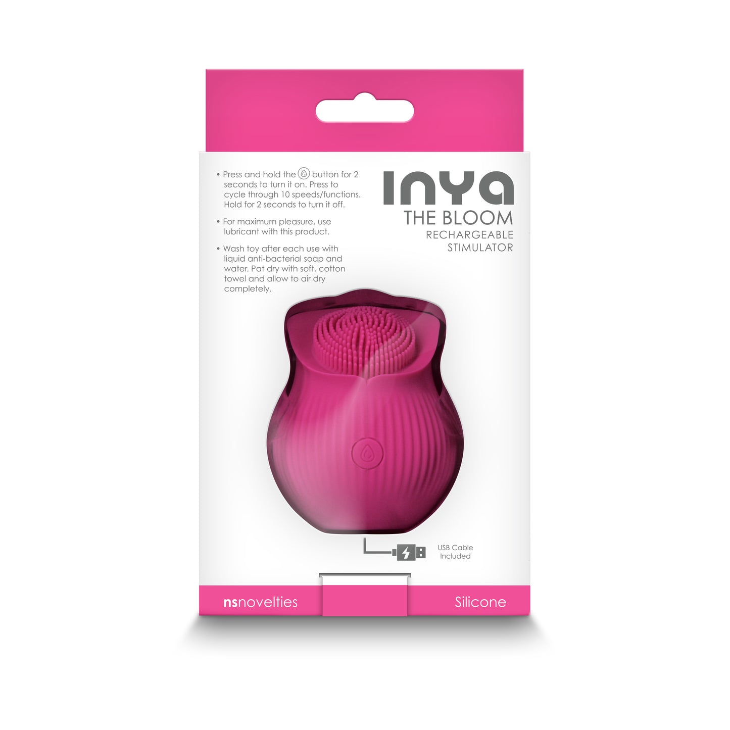 Inya Bloom Rechargeable Vibrator – Pink