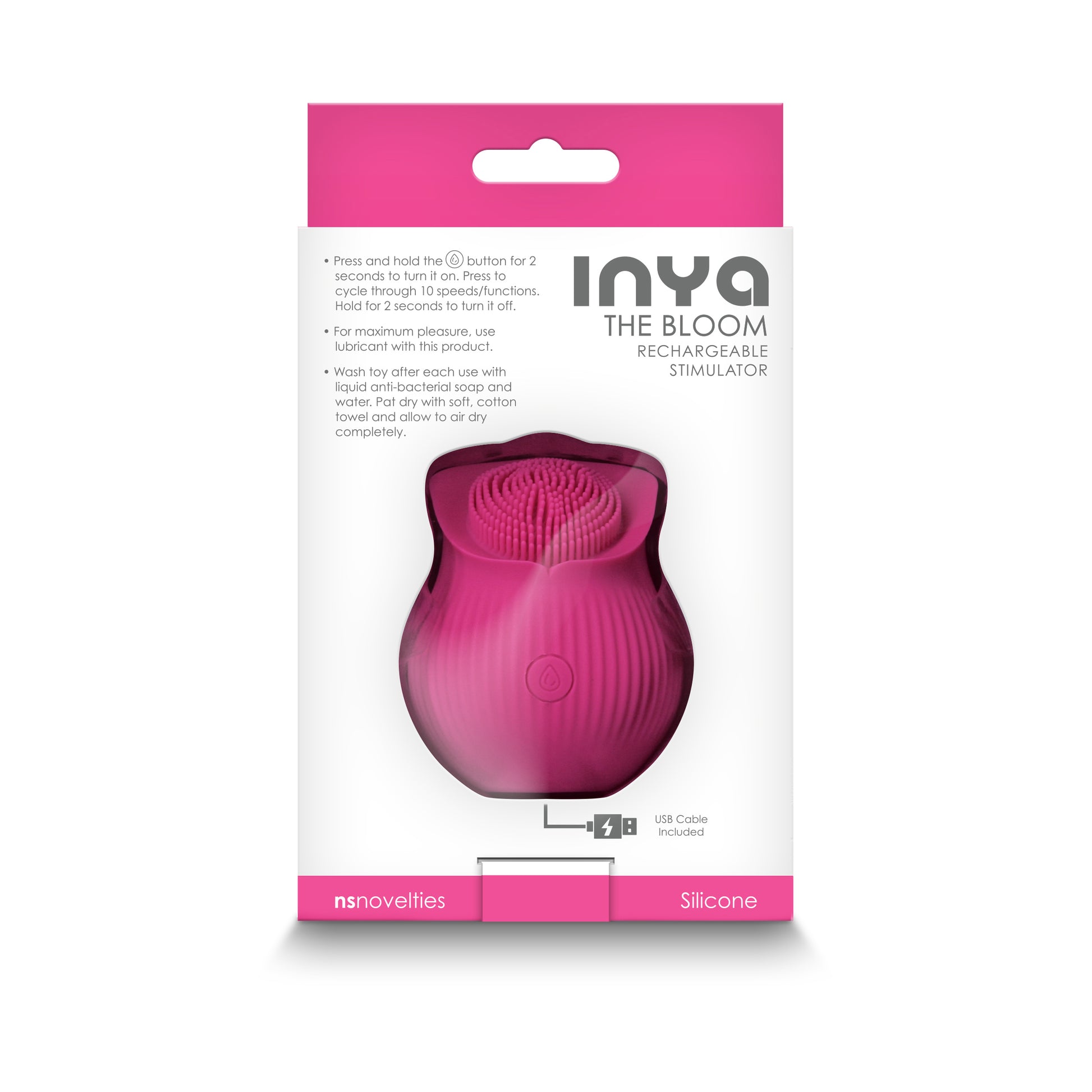 Inya Bloom Rechargeable Vibrator – Pink
