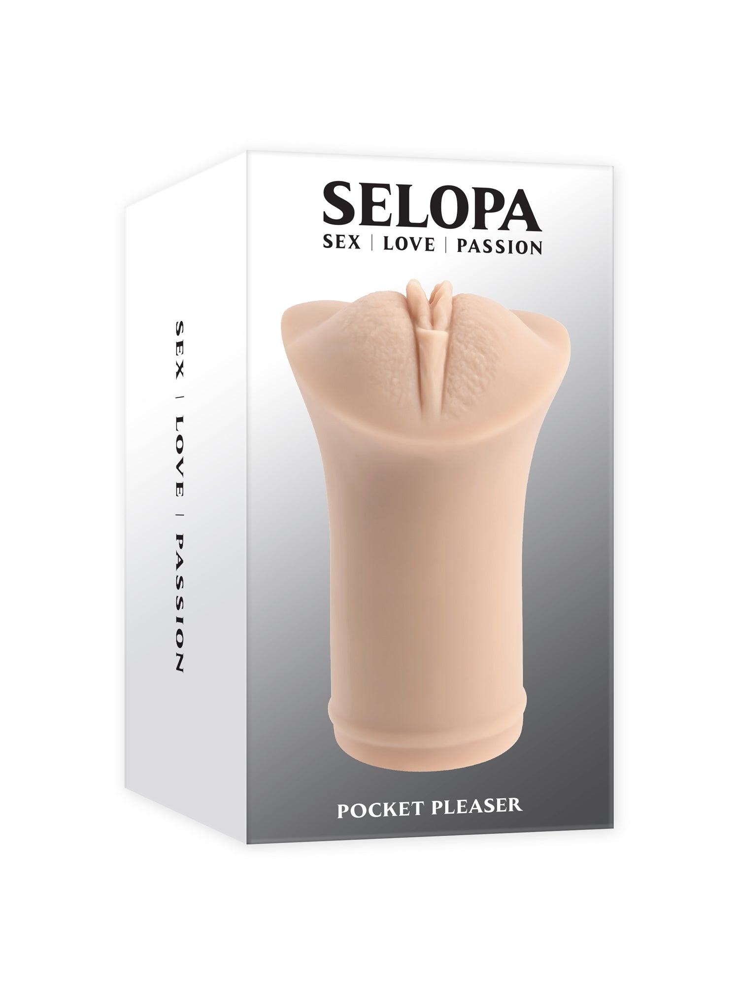 Evolved Novelties Pocket Pleaser Light Stroker with Realistic Entry - Beige