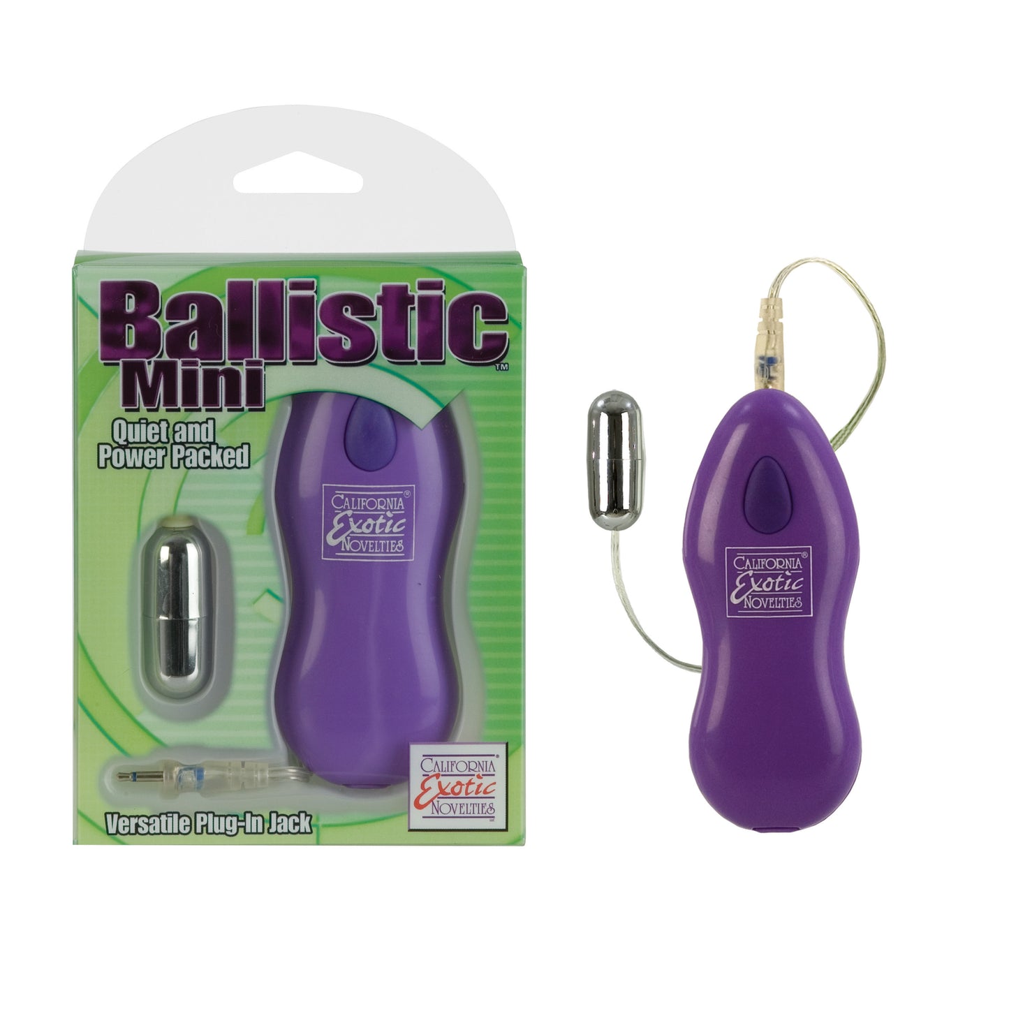 CalExotics Ballistic Mini Vibrating Bullet – Purple