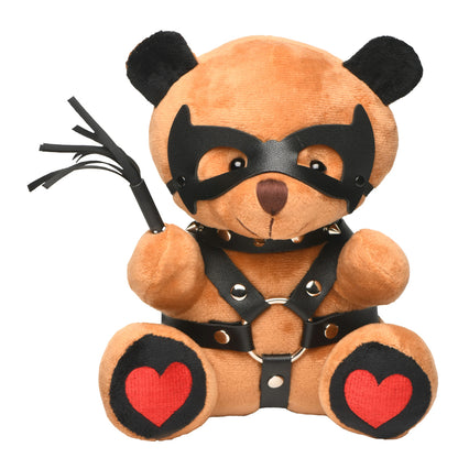 XR Brands Dom Bear Plush Toy – Brown Cuddly Gift
