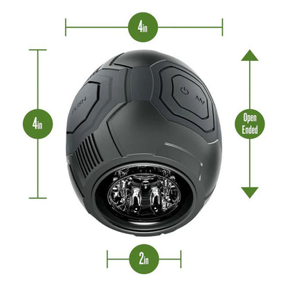 M for Men Dome X Vibrating Masturbator - Automatic Male Stroker - Black