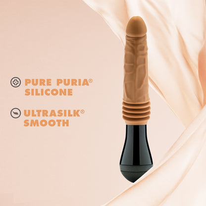 Dr. Skin Dr. Arthur Thrusting Gyrating Vibrating Dildo - Tan