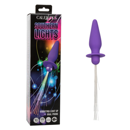 Southern Lights Vibrating Light Up Anal Probe – Purple