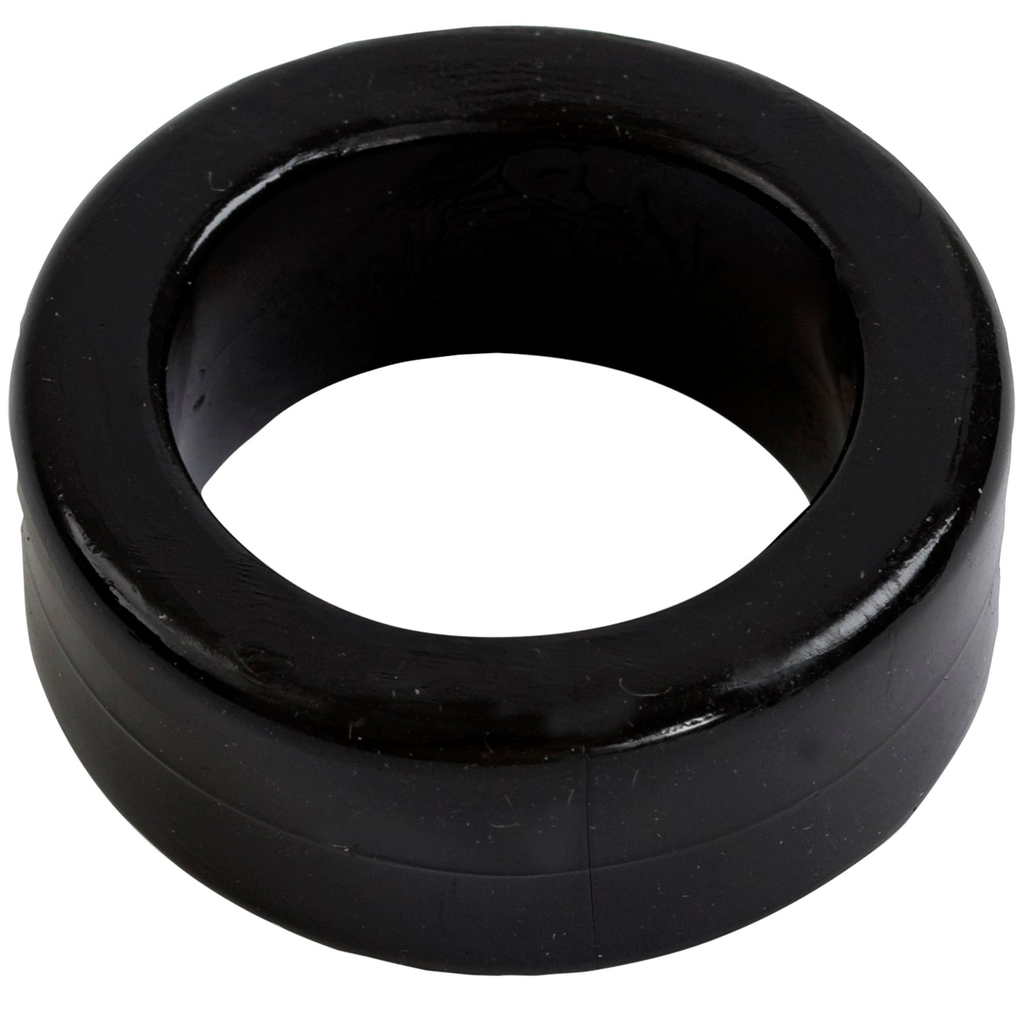 Doc Johnson Titanmen Cock Ring - Stretchable, Black