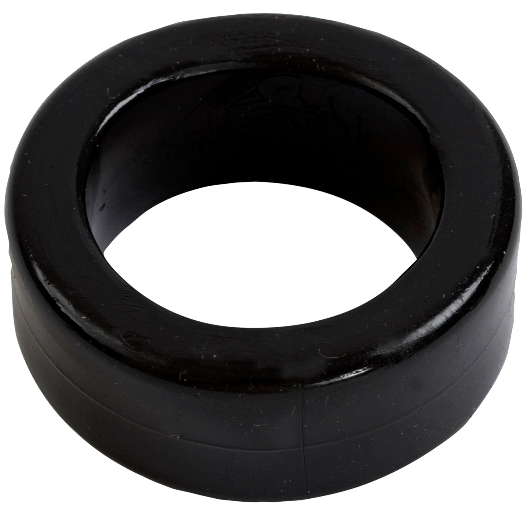 Doc Johnson Titanmen Cock Ring - Stretchable, Black