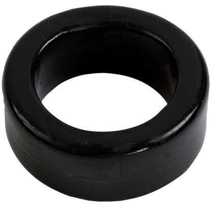 Doc Johnson Titanmen Cock Ring - Stretchable, Black