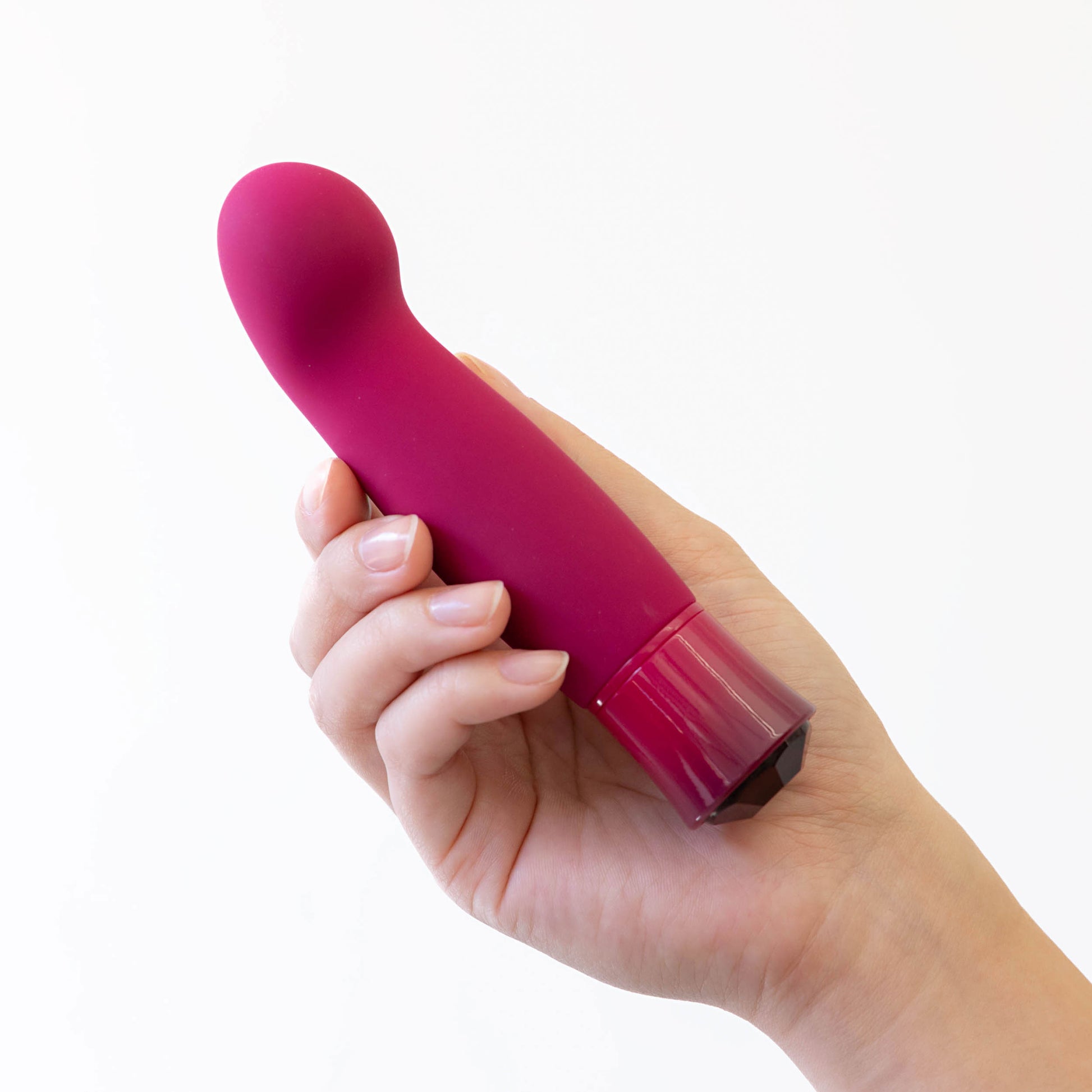 Oh My Gem Classy Garnet Vibrator with 10 Vibrating Functions - Fuchsia