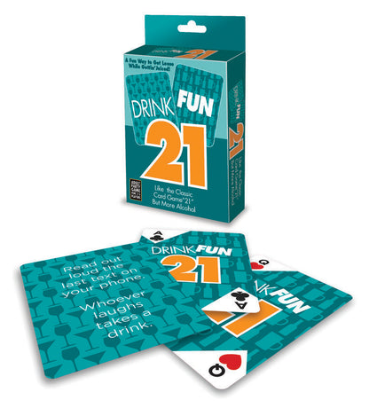 Drink Fun 21 Adult Drinking Card Game – Fun Party Experience
